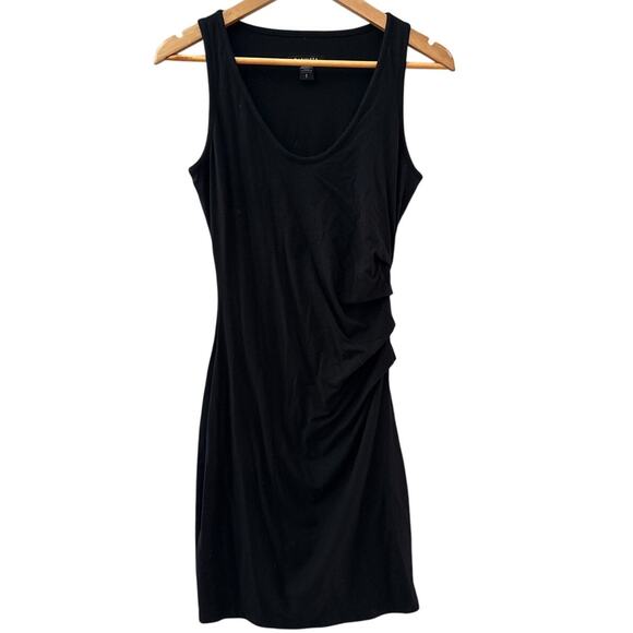 Athleta Della Lightweight Sleeveless Pleated Midi Dress Black Size Small - Picture 4 of 12